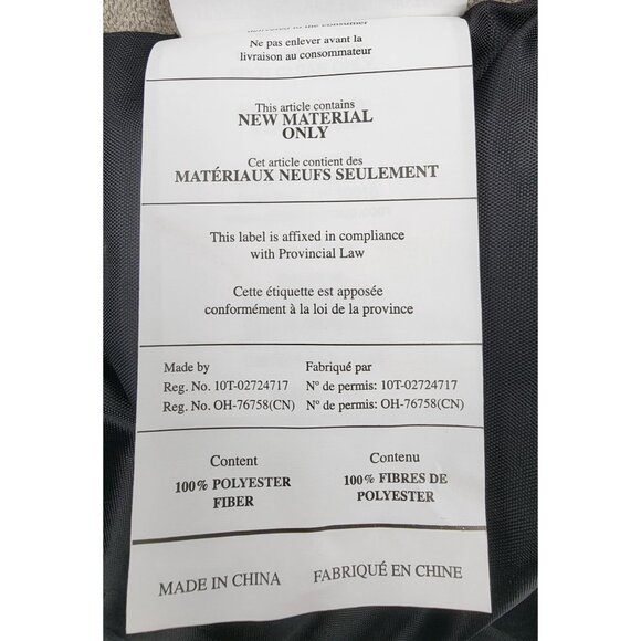 Woof Pet Bed Rectangular Plush  24" Grey & Black Polyester Fiber NEW - Picture 7 of 7